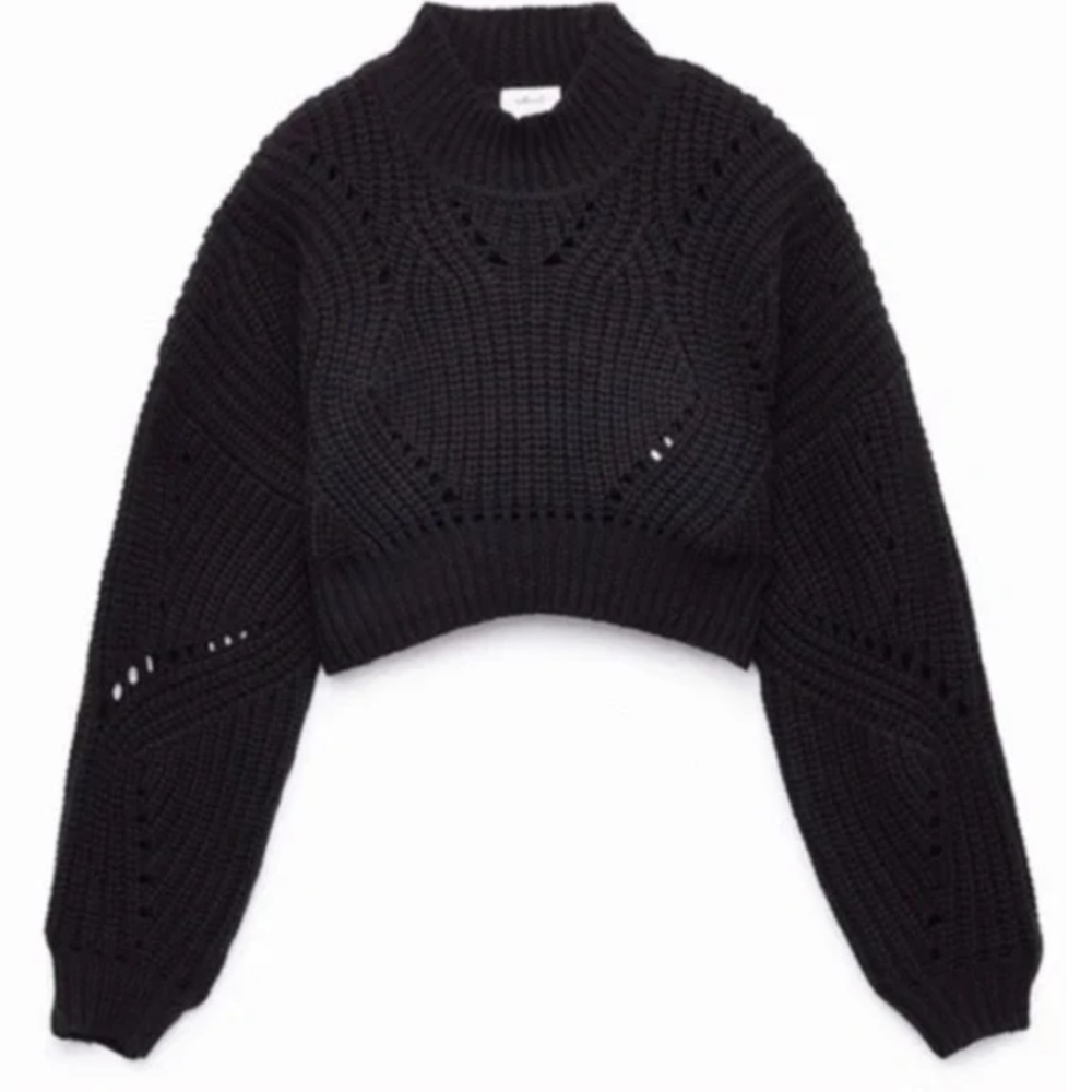 Aritzia WilfredโGOULAINE SWEATERโBLACK